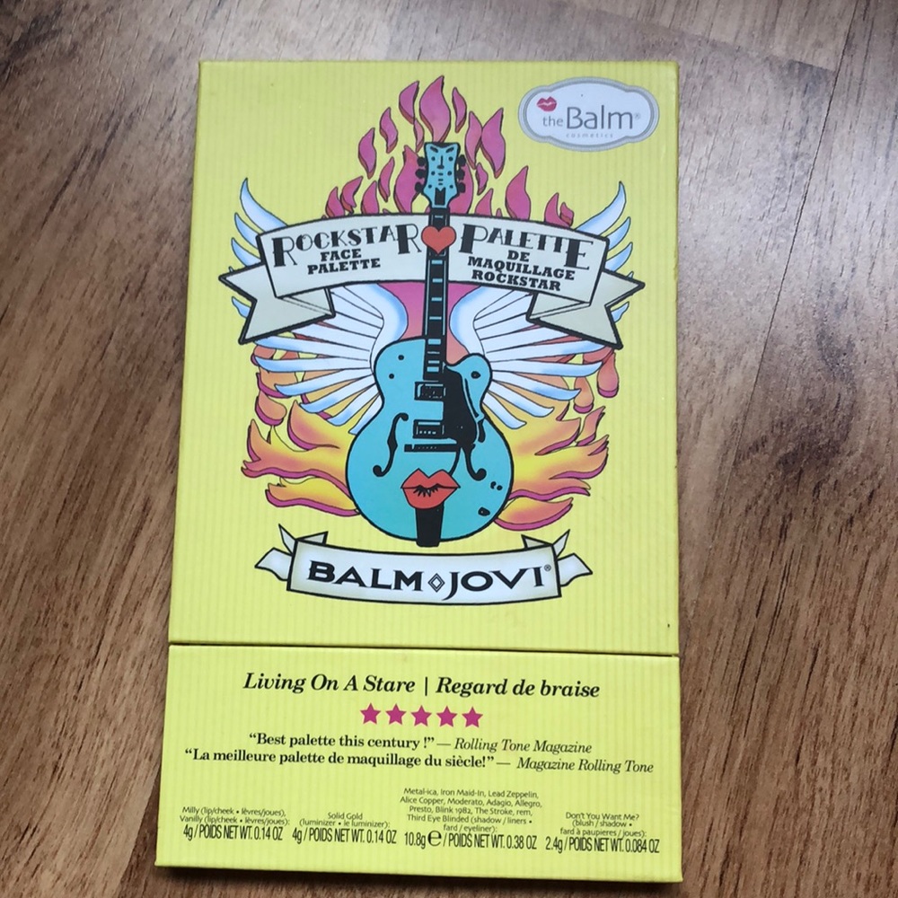 The Balm rockstar palette